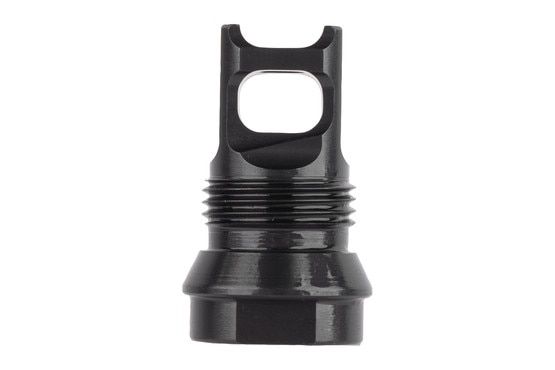 Breek Arms 2BO-S 223/556 cal 1/2x28 Short Single Port Muzzle Brake with Nitride finish.